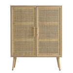TWO DOOR RATTAN CABINET - Furniture > Dining > Buffets & Sideboards