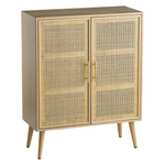 TWO DOOR RATTAN CABINET - Furniture > Dining > Buffets & Sideboards