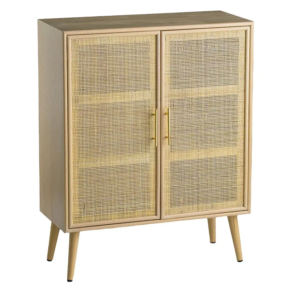 TWO DOOR RATTAN CABINET - Furniture > Dining > Buffets & Sideboards