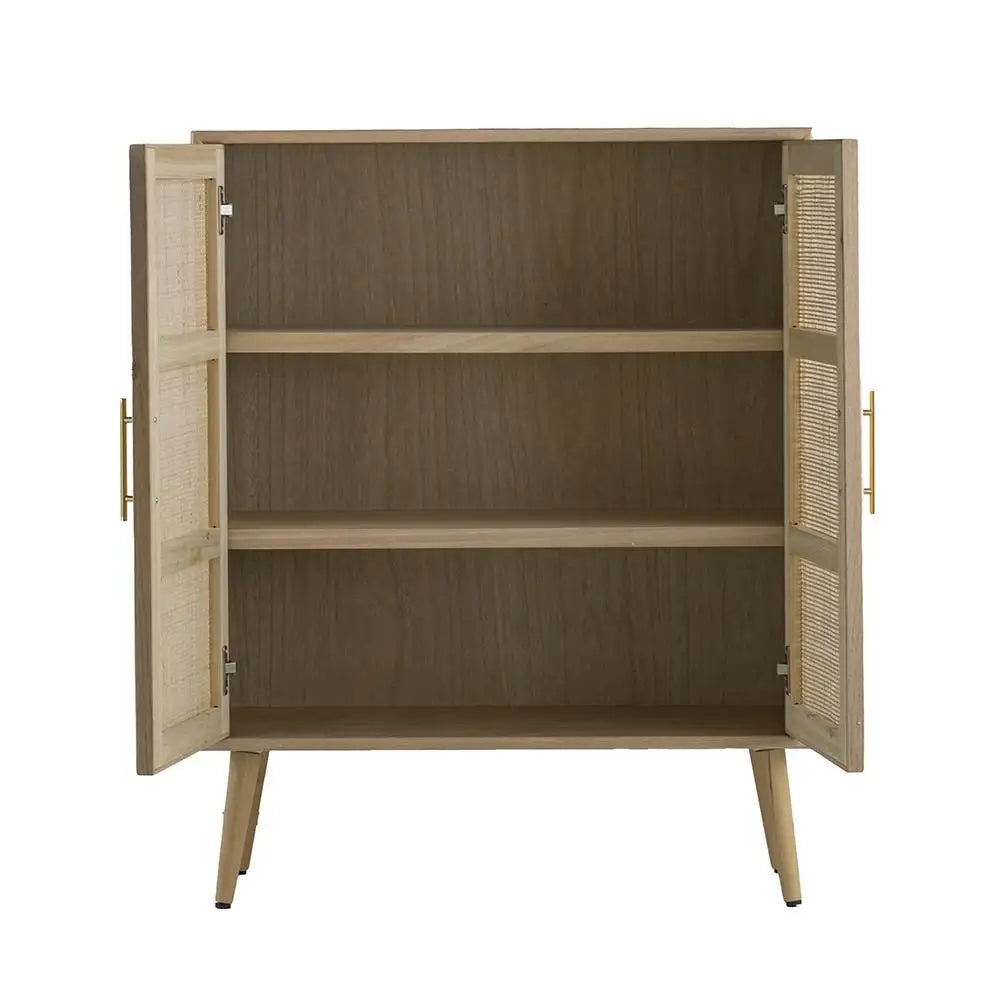 TWO DOOR RATTAN CABINET - Furniture > Dining > Buffets & Sideboards
