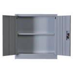 Two-Door Shelf Office Gym Filing Storage Locker Cabinet Safe - Furniture > Office
