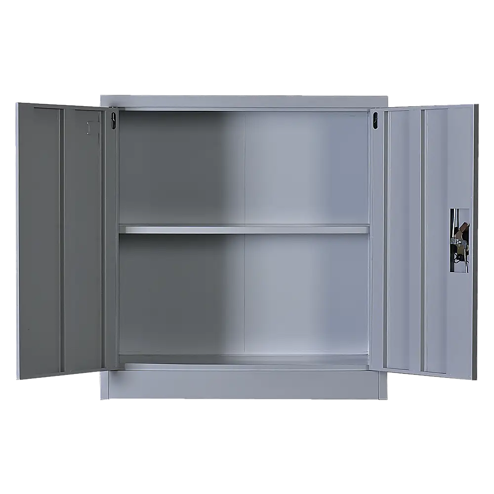 Two-Door Shelf Office Gym Filing Storage Locker Cabinet Safe - Furniture > Office