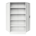 Two-Door Shelf Office Gym Filing Storage Locker Cabinet Safe - Furniture > Office