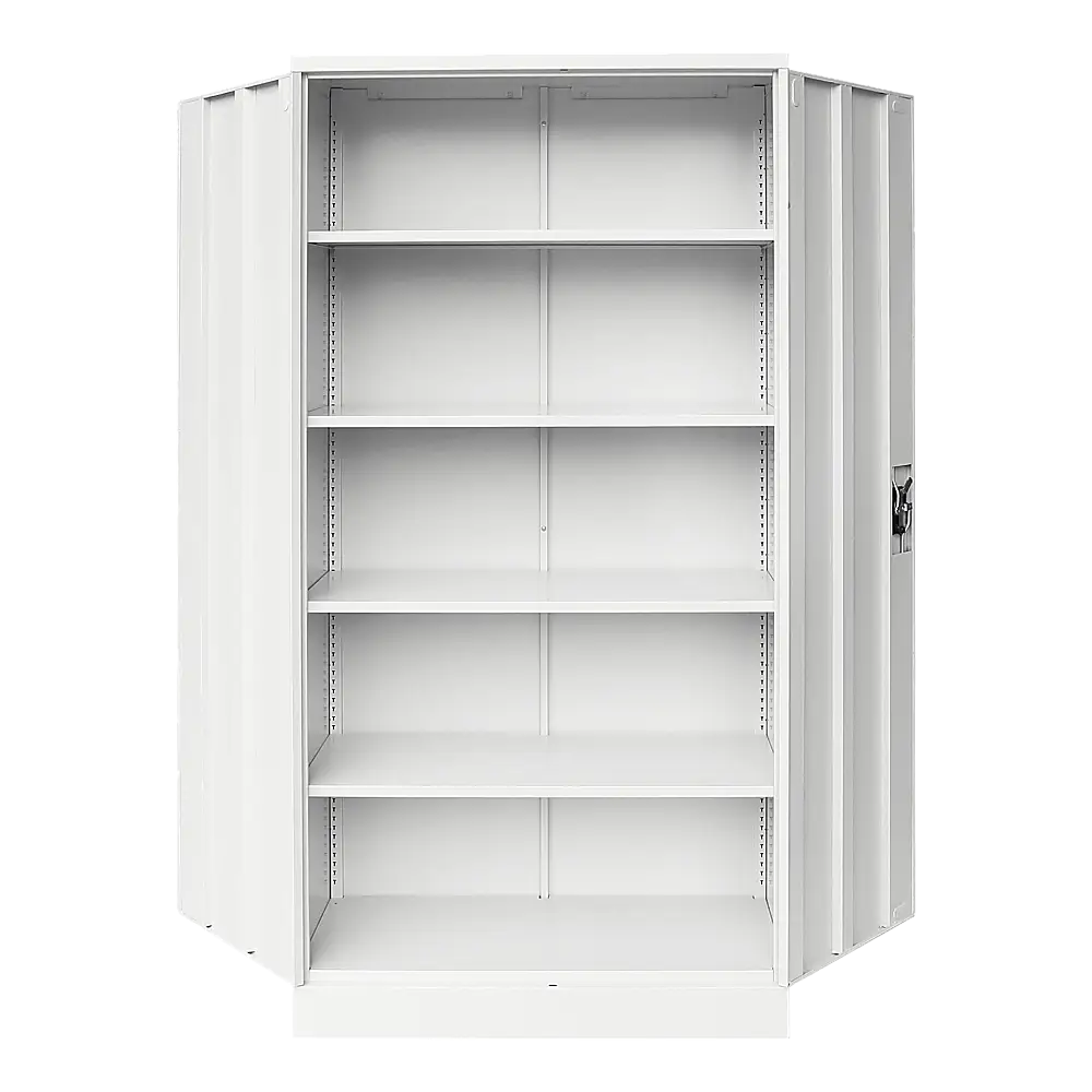 Two-Door Shelf Office Gym Filing Storage Locker Cabinet Safe - Furniture > Office