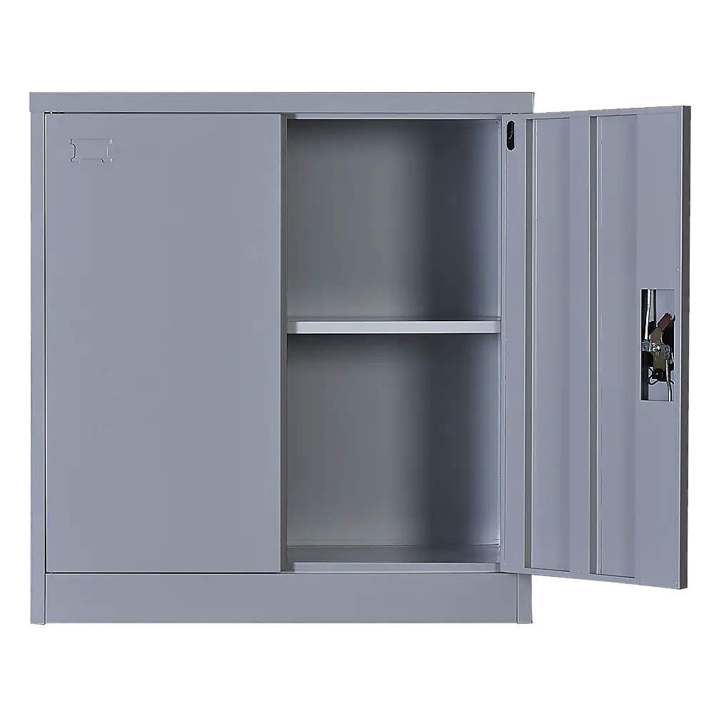 Two-Door Shelf Office Gym Filing Storage Locker Cabinet Safe - Furniture > Office