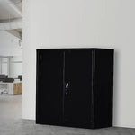 Two-Door Shelf Office Gym Filing Storage Locker Cabinet Safe - Furniture > Office