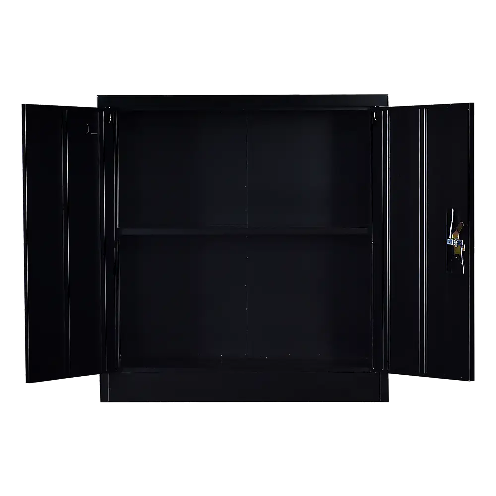 Two-Door Shelf Office Gym Filing Storage Locker Cabinet Safe - Furniture > Office