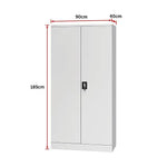 Two-Door Shelf Office Gym Filing Storage Locker Cabinet Safe - Furniture > Office