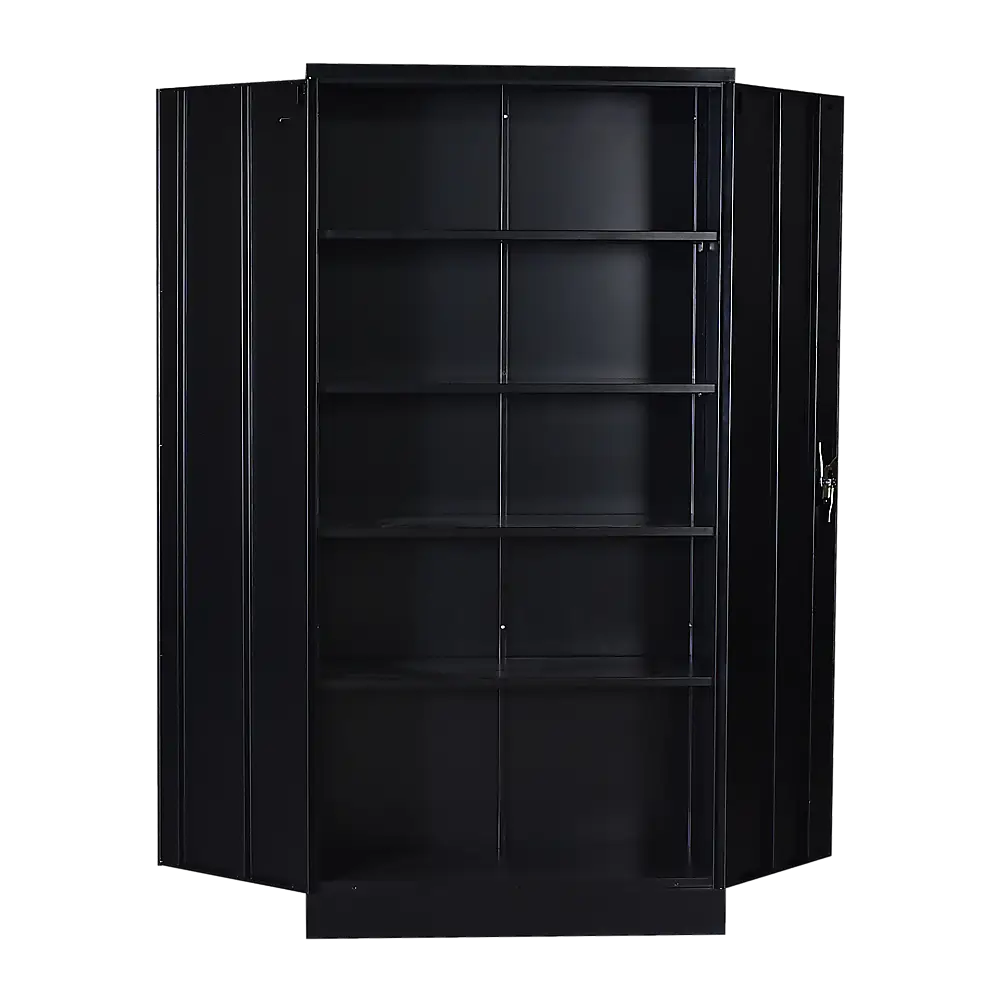Two-Door Shelf Office Gym Filing Storage Locker Cabinet Safe - Furniture > Office