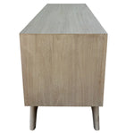 Tyler 166cm ETU Entertainment TV Unit 2 Door Solid Acacia Timber Brushed Smoke - Furniture > Living Room
