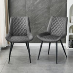 Tyler Fabric Chair (Set of 4) - Grey - Furniture > Dining > Kitchen & Dining Chairs