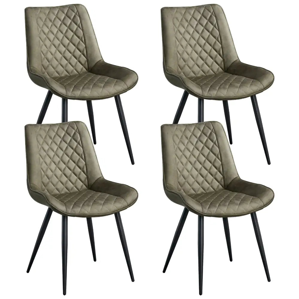 Tyler Fabric Chair (Set of 4) - Olive Green - Furniture > Dining > Kitchen & Dining Chairs