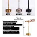 UFO Version LED Desk Lamp - Rose Gold Touch Switch with Dimming and USB Cable - Home & Garden > Lighting > Table Lamps