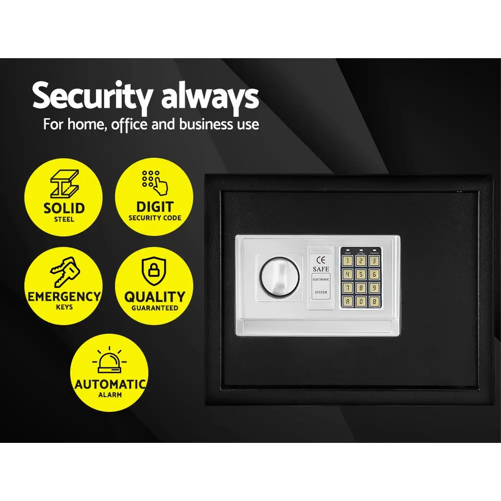 UL-TECH Security Safe Box 20L - Home & Garden > Storage