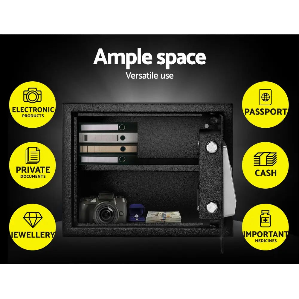UL-TECH Security Safe Box 20L - Home & Garden > Storage