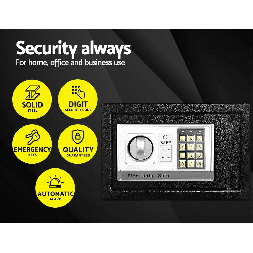 UL-TECH Security Safe Box 8.5L - Home & Garden > Storage