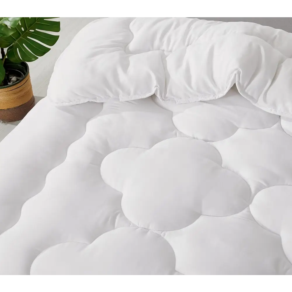 Ultra-Warm Bamboo-Blend Winter Quilt 500GSM - Hypoallergenic Breathable & Dust-Mite Resistant Quilt - Home & Garden >