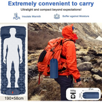 Ultralight Inflatable Camping Sleeping Pad with Pillow for Travelling and Hiking - Home & Garden > Inflatable Mattress