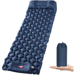 Ultralight Inflatable Camping Sleeping Pad with Pillow for Travelling and Hiking - Home & Garden > Inflatable Mattress