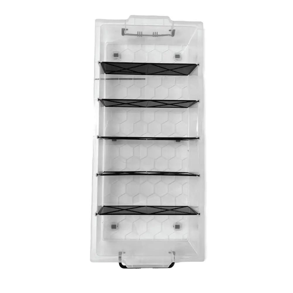 Under Bed 6 Compartment Storer with Wheels 27L Container Tub Storage Unit - Home & Garden > Storage