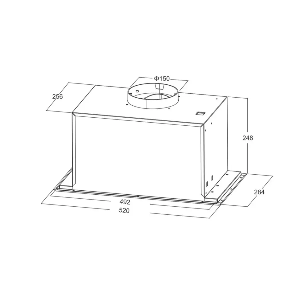 Undermount Rangehood 52cm - Appliances > Kitchen Appliances