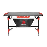 Unigamer RGB Gaming Desk in Red - Furniture > Office