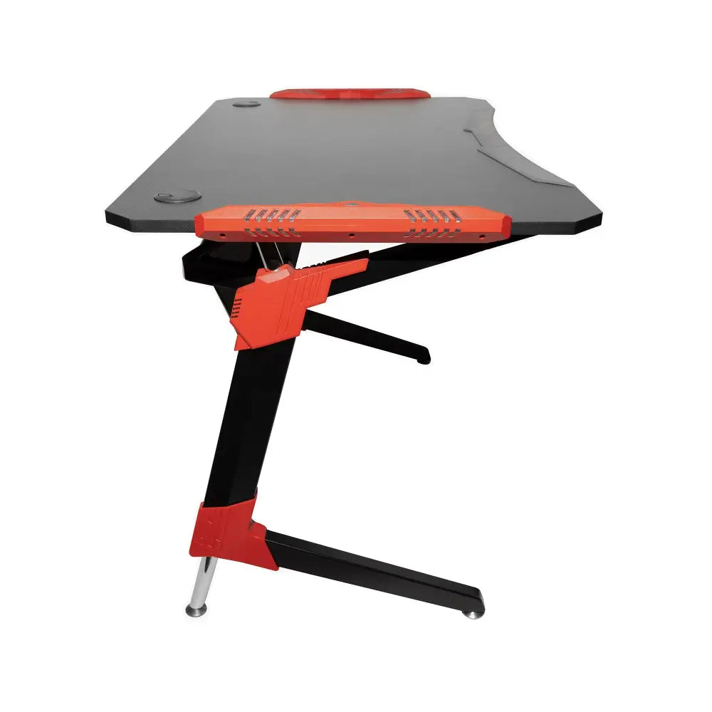 Unigamer RGB Gaming Desk in Red - Furniture > Office