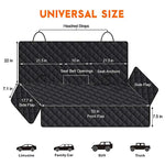 Universal Waterproof Dog Car Seat Cover with Non-Slip Backing - Pet Travel Protection Mat - Pet Care > Dog Supplies >
