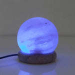 USB Colour Changing Salt Himalayan Lamp - Ball Sphere Shape Pink Rock LED Light - Home & Garden > Lighting