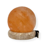 USB Colour Changing Salt Himalayan Lamp - Ball Sphere Shape Pink Rock LED Light - Home & Garden > Lighting