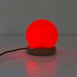 USB Colour Changing Salt Himalayan Lamp - Ball Sphere Shape Pink Rock LED Light - Home & Garden > Lighting