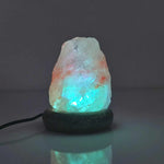 USB Colour Changing Salt Himalayan Lamp - Natural Shape Pink Rock LED Light - Home & Garden > Lighting > Table Lamps