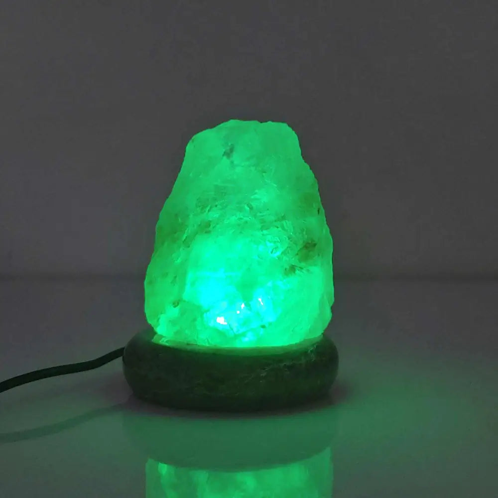 USB Colour Changing Salt Himalayan Lamp - Natural Shape Pink Rock LED Light - Home & Garden > Lighting > Table Lamps