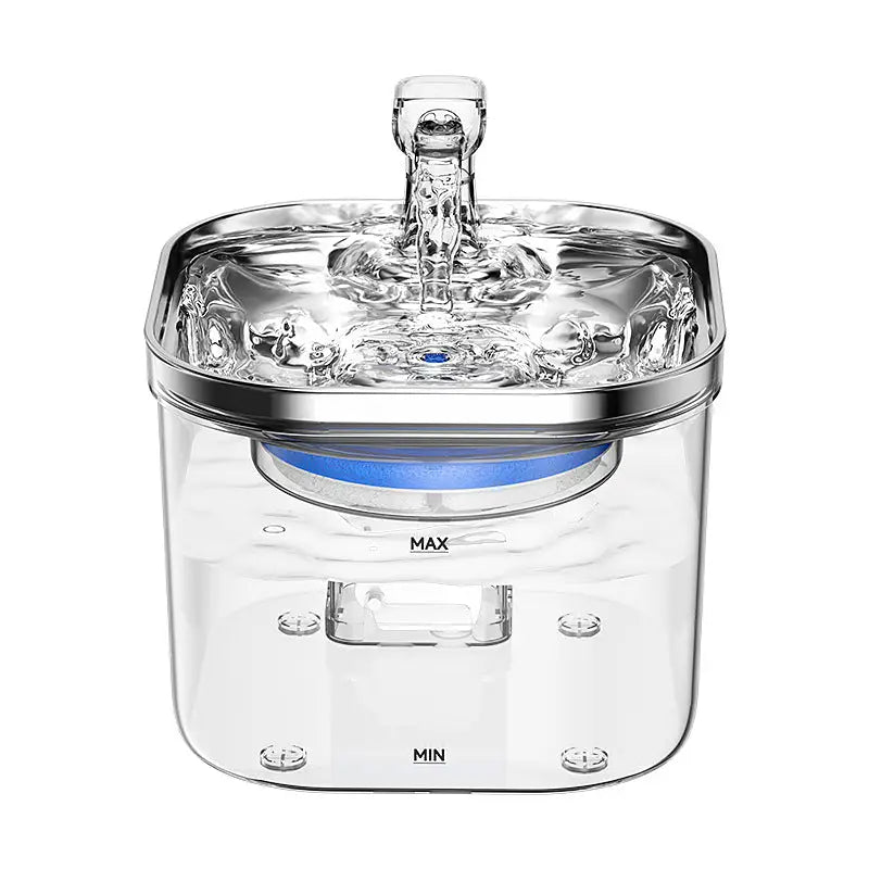 USB Powered Pet Water Fountain with Filter Starter Kit (2L Capacity) - Pet Care > Cat Supplies > Cat Bowls Feeders &