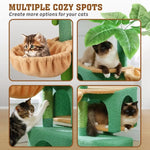 VaKa 1.1M Cat Tree Scratching Post Palm Tree Cat Post Dangling Balls Cat Toy - Pet Care > Cat Supplies > Cat Scratching