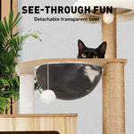 VaKa 1.42M Cat Tree Tower Scratching Post Scratcher Cats Condo House Bed Furniture - Pet Care > Cat Supplies > Cat