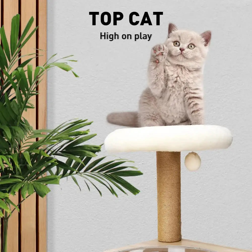 VaKa 1.42M Cat Tree Tower Scratching Post Scratcher Cats Condo House Bed Furniture - Pet Care > Cat Supplies > Cat