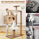 VaKa 1.42M Cat Tree Tower Scratching Post Scratcher Cats Condo House Bed Furniture - Pet Care > Cat Supplies > Cat