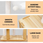 VaKa 1.42M Cat Tree Tower Scratching Post Scratcher Cats Condo House Bed Furniture - Pet Care > Cat Supplies > Cat