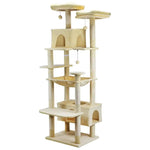 VaKa 184cm Road Cat Tree Tower Scratching Post Scratcher Condo with Big Hammock - Pet Care > Cat Supplies > Cat