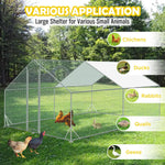 VaKa 3x4x1.95m Metal Walk-in Chicken Coop Rabbit Hutch Cage Hen House Chook Au - Pet Care > Coops & Hutches > Small