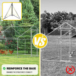 VaKa 3x6x1.95m Metal Walk-in Chicken Coop Rabbit Hutch Cage Hen House Chook Au - Pet Care > Coops & Hutches > Small