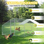 VaKa 3x6x1.95m Metal Walk-in Chicken Coop Rabbit Hutch Cage Hen House Chook Au - Pet Care > Coops & Hutches > Small