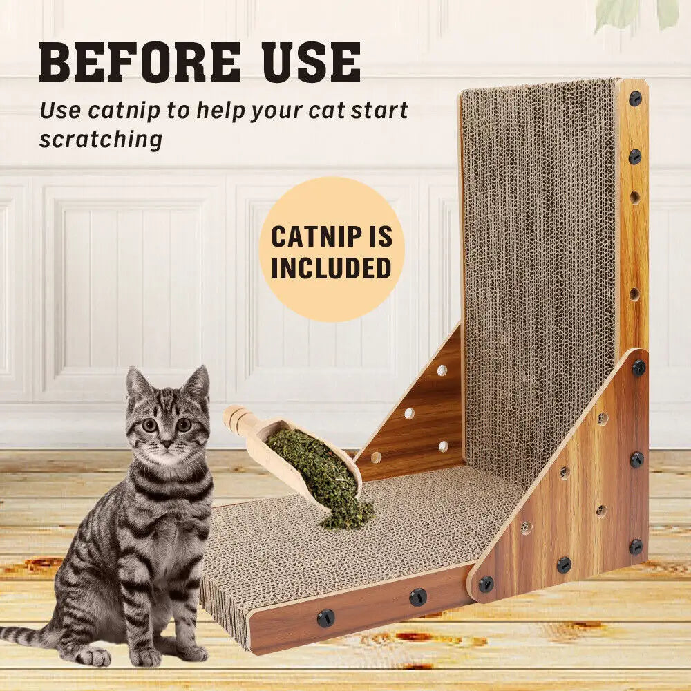 VaKa Cat Scratch Pad Cardboard Kitten Cat Scratcher Scratching Board Scatch Toy - Pet Care > Cat Supplies > Cat