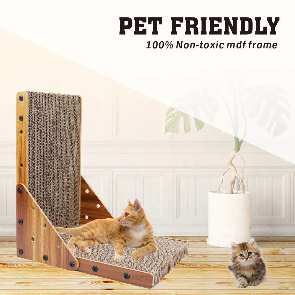 VaKa Cat Scratch Pad Cardboard Kitten Cat Scratcher Scratching Board Scatch Toy - Pet Care > Cat Supplies > Cat