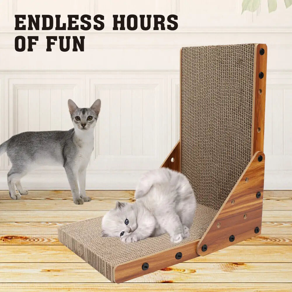 VaKa Cat Scratch Pad Cardboard Kitten Cat Scratcher Scratching Board Scatch Toy - Pet Care > Cat Supplies > Cat