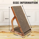 VaKa Cat Scratching Scratcher Board Cat Tree Pad Lounge Toy Corrugated Cardboard - Pet Care > Cat Supplies > Cat