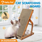 VaKa Cat Scratching Scratcher Board Cat Tree Pad Lounge Toy Corrugated Cardboard - Pet Care > Cat Supplies > Cat