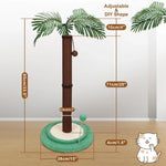VaKa Cat Tree Scratching Post Large Palm Tree Cat Post Dangling Balls Cat Toy - Pet Care > Cat Supplies > Cat