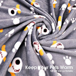 Vaka Navy Dog Bed Pet Cat Calming Floor Mat Sleeping Cave Washable Extra Large 29702 - Pet Care > Dog Supplies > Dog